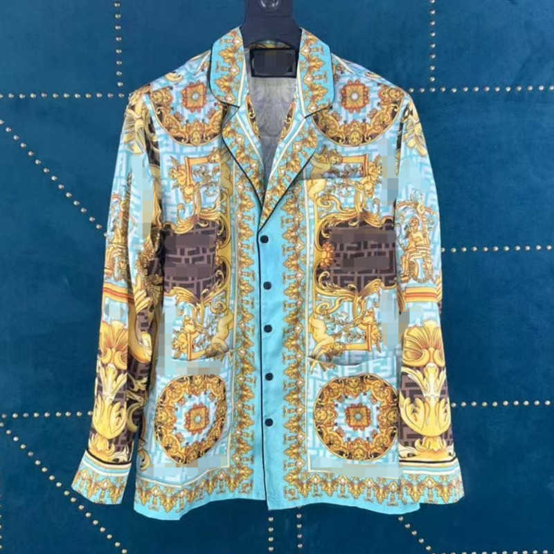 High version mens casual shirt Medusa jacquard silk shirts vers designer cardigan jacket men women hip-hop summer long sleeve T-shirt, Vers-1
High version mens casual shirt Medusa jacquard silk shirts vers designer cardigan jacket men women hip-hop summer long sleeve T-shirt, Vers-1