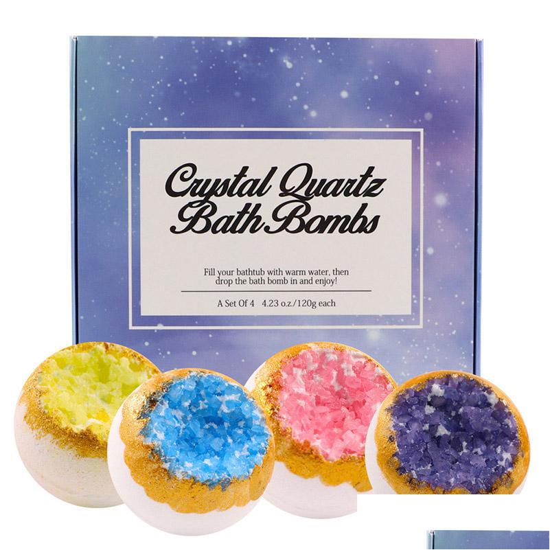Bubble Bath 4Pcs/Set Handmade Volcanic Coarse Salt Bath Ball Bubble Bomb Natural Skin Care Body Mas Spa Relief Mothers Day Birthday Dhoh9
Bubble Bath 4Pcs/Set Handmade Volcanic Coarse Salt Bath Ball Bubble Bomb Natural Skin Care Body Mas Spa Relief Mothers Day Birthday Dhoh9