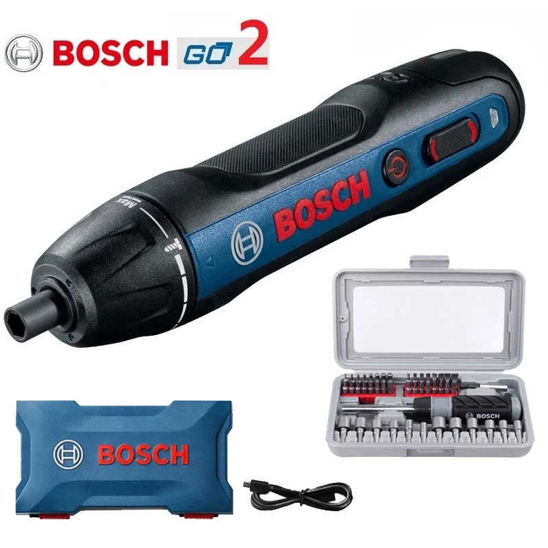 Original Bosch Go2 Electric Screwdriver Set 3.6V Rechargeable Automatic Screwdriver Hand Drill Bosch Go 2 Electric Batch Tool
Original Bosch Go2 Electric Screwdriver Set 3.6V Rechargeable Automatic Screwdriver Hand Drill Bosch Go 2 Electric Batch Tool
