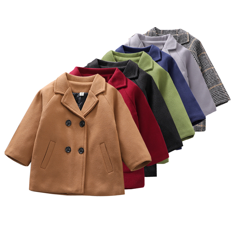 Coat Spring Boys Jackets Child Girl Woolen Double-breasted Baby Trench Lapel Autumn Kids Outerwear Winter Wool Overcoat 221201, Blue
Coat Spring Boys Jackets Child Girl Woolen Double-breasted Baby Trench Lapel Autumn Kids Outerwear Winter Wool Overcoat 221201, Blue