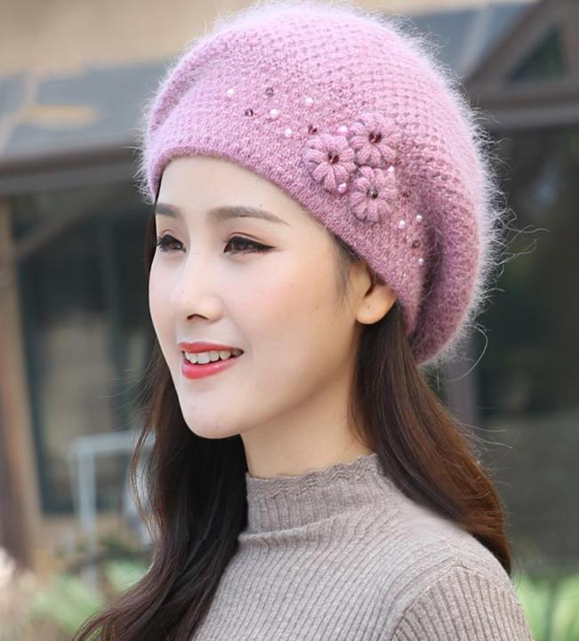 Berets Beret Women Hat Angora Winter Warm Flower Soft Double Layers Thermal Snow Outdoor Accessory Female1839474, White
Berets Beret Women Hat Angora Winter Warm Flower Soft Double Layers Thermal Snow Outdoor Accessory Female1839474, White