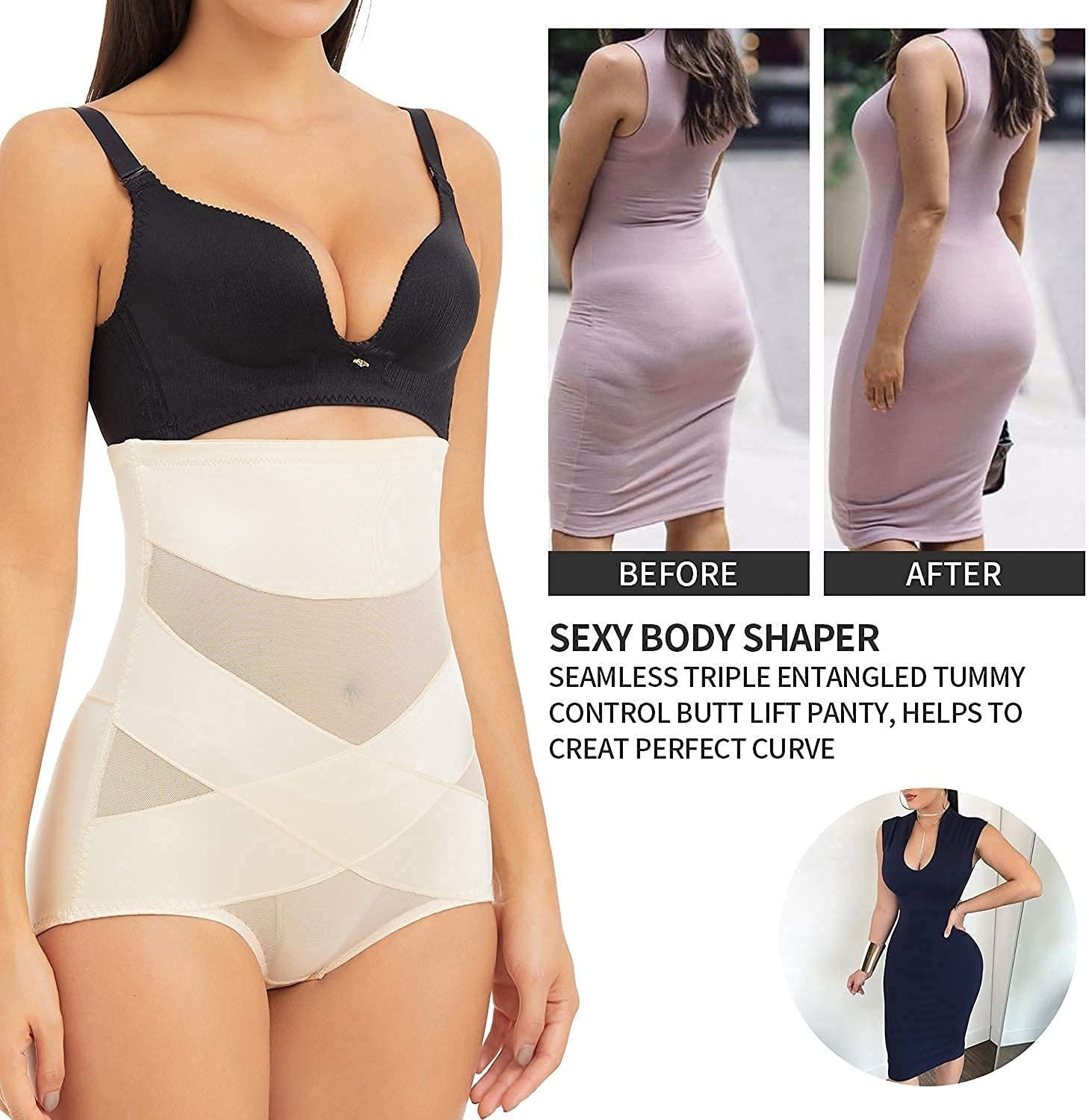 Women's Shapers Shapewear for Women Tummy Control - Body Shaper Slimming Spanks 221201