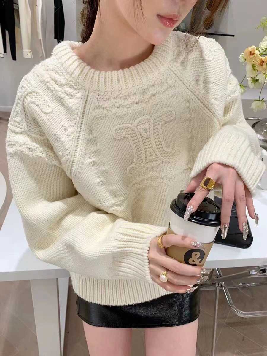 Women's Jacket Sweater Coat Cell 22FW Celebrity Autumn and Winter Jacquard Round Neck Knitted Crochet Girls' Temperament Elegant Cla QK4K, Picture color
Women's Jacket Sweater Coat Cell 22FW Celebrity Autumn and Winter Jacquard Round Neck Knitted Crochet Girls' Temperament Elegant Cla QK4K, Picture color