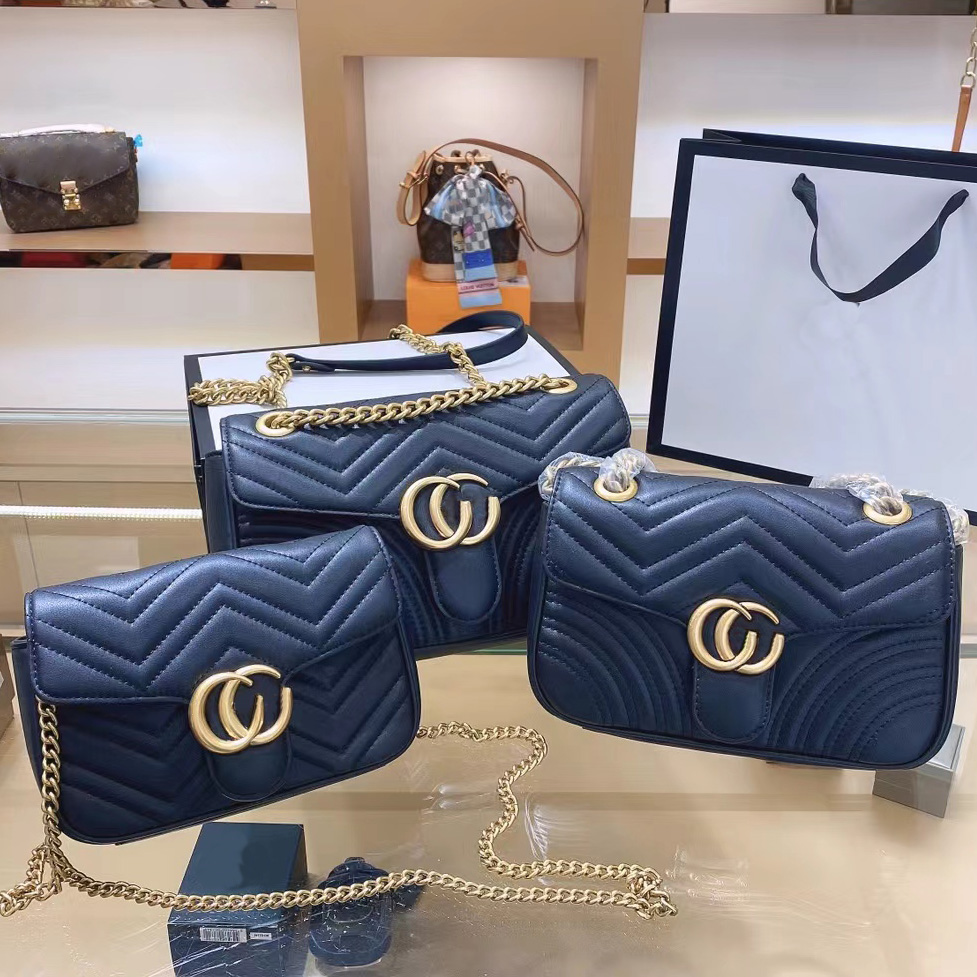 Designer Bags Crossbody Bag Marmont Shoulder Chain Bag GG Luxury Classic Handbag Fashion Bag Wallet Clutch Three Models, #11
Designer Bags Crossbody Bag Marmont Shoulder Chain Bag GG Luxury Classic Handbag Fashion Bag Wallet Clutch Three Models, #11