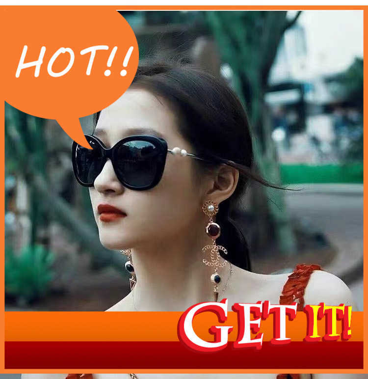 Fashion Luxury Designer Sunglasses New Xiaoxiangjia Ch5339 Gulina Star of the Same Fashion Pearl Leg Foreign Air Female
Fashion Luxury Designer Sunglasses New Xiaoxiangjia Ch5339 Gulina Star of the Same Fashion Pearl Leg Foreign Air Female