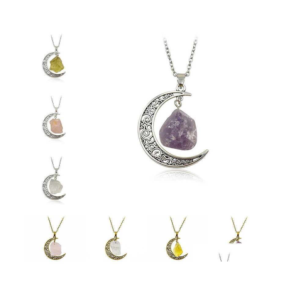 Pendant Necklaces Fashion Jewelry Simple Natural Stone Moon Pendant Necklace Vintage Necklaces Drop Delivery Pendants Dhh8V
Pendant Necklaces Fashion Jewelry Simple Natural Stone Moon Pendant Necklace Vintage Necklaces Drop Delivery Pendants Dhh8V
