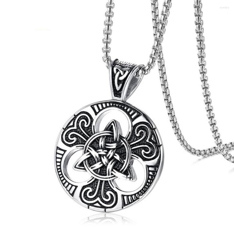 Pendant Necklaces Stainless Steel Gothic Knot Vintage Punk Rock Men Fashion Necklace Jewelry Gift For Him With Chain
Pendant Necklaces Stainless Steel Gothic Knot Vintage Punk Rock Men Fashion Necklace Jewelry Gift For Him With Chain