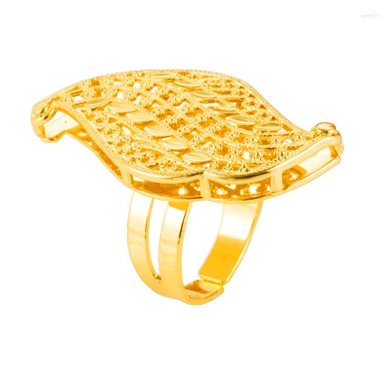 Wedding Rings African Jewelry Size Adjustable Ethiopian Gold Color Ring For Women's Large Exaggerated
Wedding Rings African Jewelry Size Adjustable Ethiopian Gold Color Ring For Women's Large Exaggerated