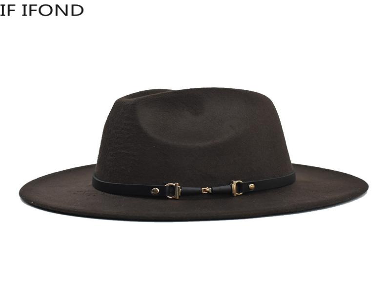 Wide Brim Hats Simple Top Hat Solid Color Felt Fedoras For Men Women Wool Warm Jazz Chapeau6762134, Black
Wide Brim Hats Simple Top Hat Solid Color Felt Fedoras For Men Women Wool Warm Jazz Chapeau6762134, Black