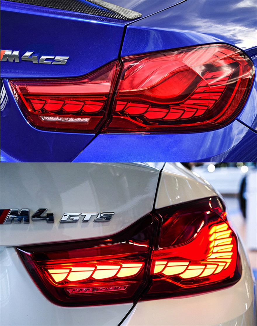 Car LED Tail Lights For 4 Series F32 F36 F82 M4 GTS Type 20 16-20 20 Brake Taillights Turn Signal Rear Lamp