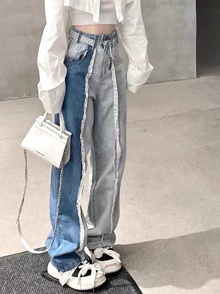 Women' Jeans Y2K Women Blue Casual Streetwear Fashion Harajuku High Waisted Cargo Straight Pants Baggy Femme Fairy Grunge Alt Clothes 221201
Women' Jeans Y2K Women Blue Casual Streetwear Fashion Harajuku High Waisted Cargo Straight Pants Baggy Femme Fairy Grunge Alt Clothes 221201