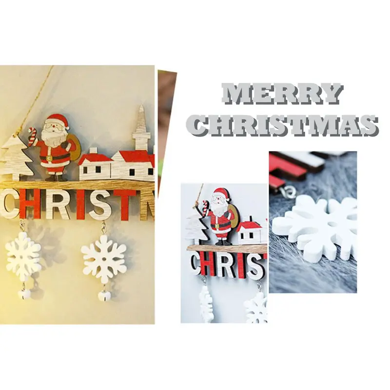 Christmas accessory Pendant Wooden Door Hanging Ornaments Crafts Year Gift Home Decoration Happy New Year
Christmas accessory Pendant Wooden Door Hanging Ornaments Crafts Year Gift Home Decoration Happy New Year