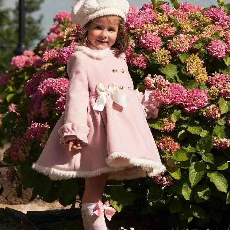 Coat 1 12Y Baby Girl Autumn Winter Handmand Customized England Spanish Pink Princes for Christmas Casual 221130, Hat
Coat 1 12Y Baby Girl Autumn Winter Handmand Customized England Spanish Pink Princes for Christmas Casual 221130, Hat