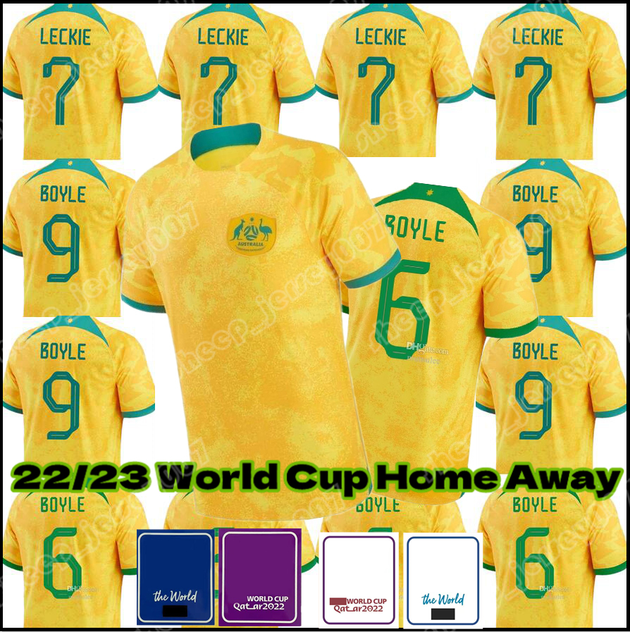 2022 World Cup soccer jerseys Australia MACLAREN SOUTTAR LECKIE BOYLE HRUSTIC MABIL MOOY MCGREE DEGENEK IRVINE DUKE KUOL Football Shirts, + patch;mens size (ao da li ya)
2022 World Cup soccer jerseys Australia MACLAREN SOUTTAR LECKIE BOYLE HRUSTIC MABIL MOOY MCGREE DEGENEK IRVINE DUKE KUOL Football Shirts, + patch;mens size (ao da li ya)