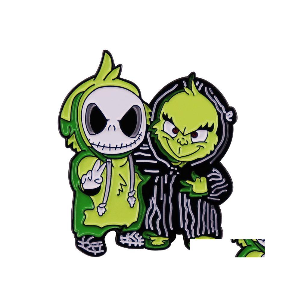 Pins Brooches Cartoon Green Friends Pin Holloween Brooch Horror Badges Drop Delivery Jewelry Dh0Vy
Pins Brooches Cartoon Green Friends Pin Holloween Brooch Horror Badges Drop Delivery Jewelry Dh0Vy