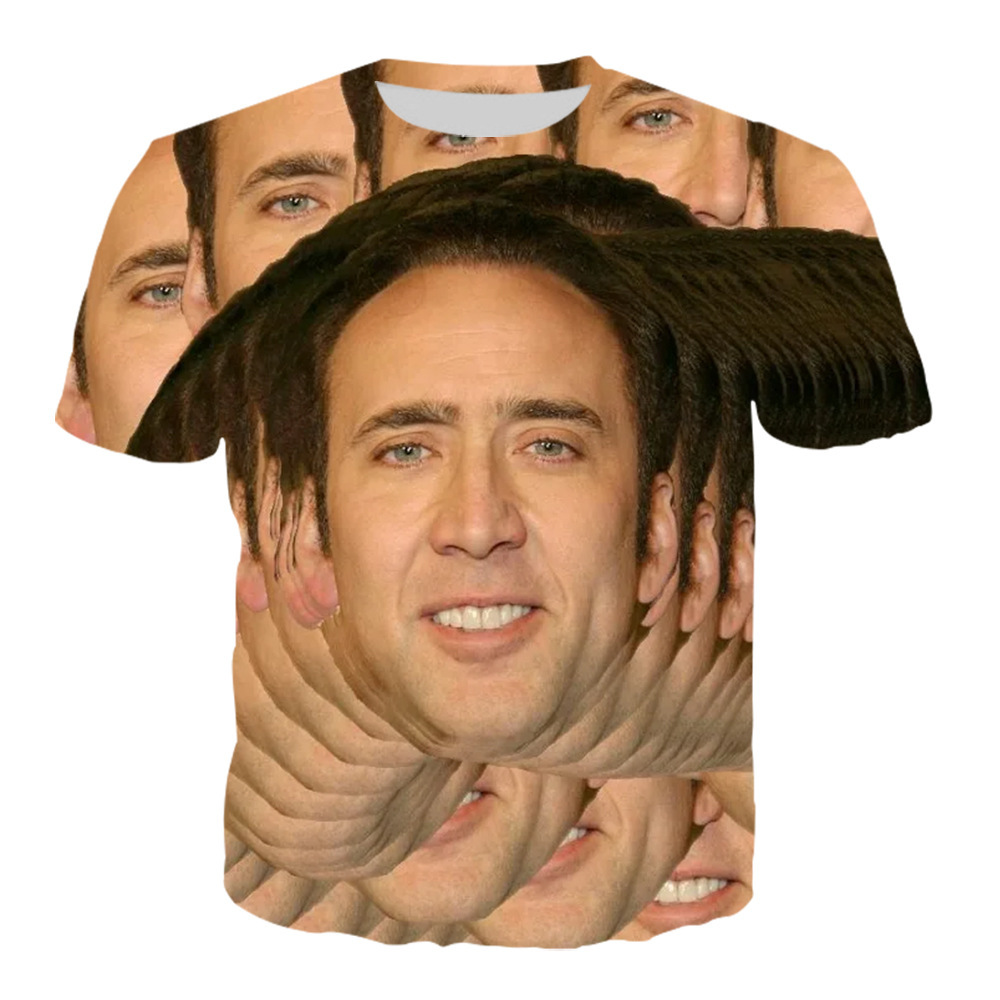 Hip Hop Sportwear Punk Casual Loose Track Pants Autumn Men Cool Print Famous Actor Nicolas Cage 3d T-shirt 007, Color of picture
Hip Hop Sportwear Punk Casual Loose Track Pants Autumn Men Cool Print Famous Actor Nicolas Cage 3d T-shirt 007, Color of picture