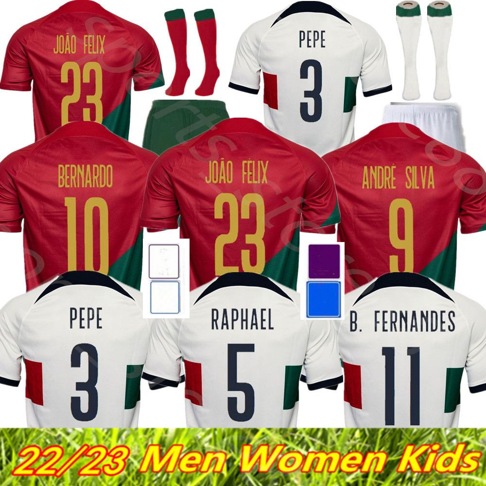2022 Portuguesa JOAO FELIX soccer jerseys Portugal BRUNO FERNANDES Portugieser 2023 Portuguese 22 23 National team football shirt Men Kids kit sets, 22-23 away
2022 Portuguesa JOAO FELIX soccer jerseys Portugal BRUNO FERNANDES Portugieser 2023 Portuguese 22 23 National team football shirt Men Kids kit sets, 22-23 away