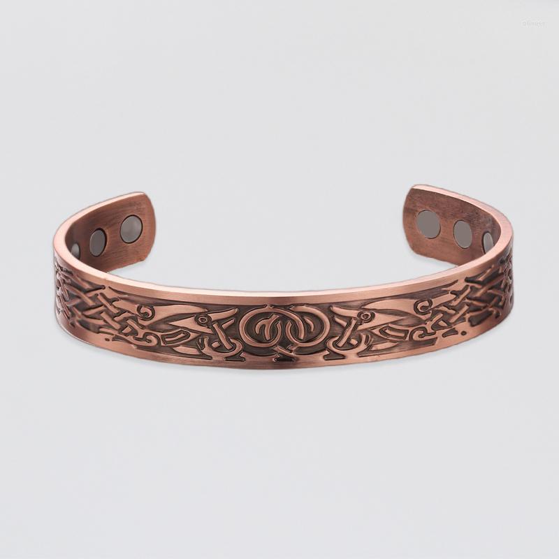 Bangle 2022 Pure Copper Bracelet Men Energy Magnetic Adjustable Cuff Femme Dragon Viking Wide Bracelets Bangles For Women
Bangle 2022 Pure Copper Bracelet Men Energy Magnetic Adjustable Cuff Femme Dragon Viking Wide Bracelets Bangles For Women