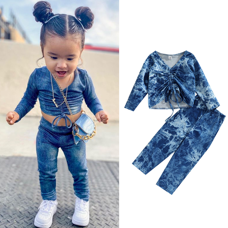 Clothing Sets FOCUSNORM 1 6Y Summer Fashion Kids Girls 2pcs Clothes Tie Dye Printed Long Sleeve Bandage T Shirts Pants 221130, Red
Clothing Sets FOCUSNORM 1 6Y Summer Fashion Kids Girls 2pcs Clothes Tie Dye Printed Long Sleeve Bandage T Shirts Pants 221130, Red