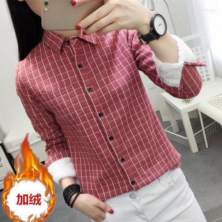 Women' Blouses Women' & Shirts Women Blouse Autumn Winter Plaid Long Sleeve Shirt Ropa De Mujer, Dark grey
Women' Blouses Women' & Shirts Women Blouse Autumn Winter Plaid Long Sleeve Shirt Ropa De Mujer, Dark grey