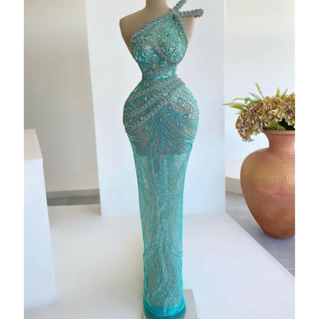 Blue New Arrival Evening Dresses V Neck One Shoulder Sleeveless Lace Backless Floor Length Beaded Lace Sequins Hollow Appliques Prom Dress Formal Plus Size Tailored, Champagne
Blue New Arrival Evening Dresses V Neck One Shoulder Sleeveless Lace Backless Floor Length Beaded Lace Sequins Hollow Appliques Prom Dress Formal Plus Size Tailored, Champagne