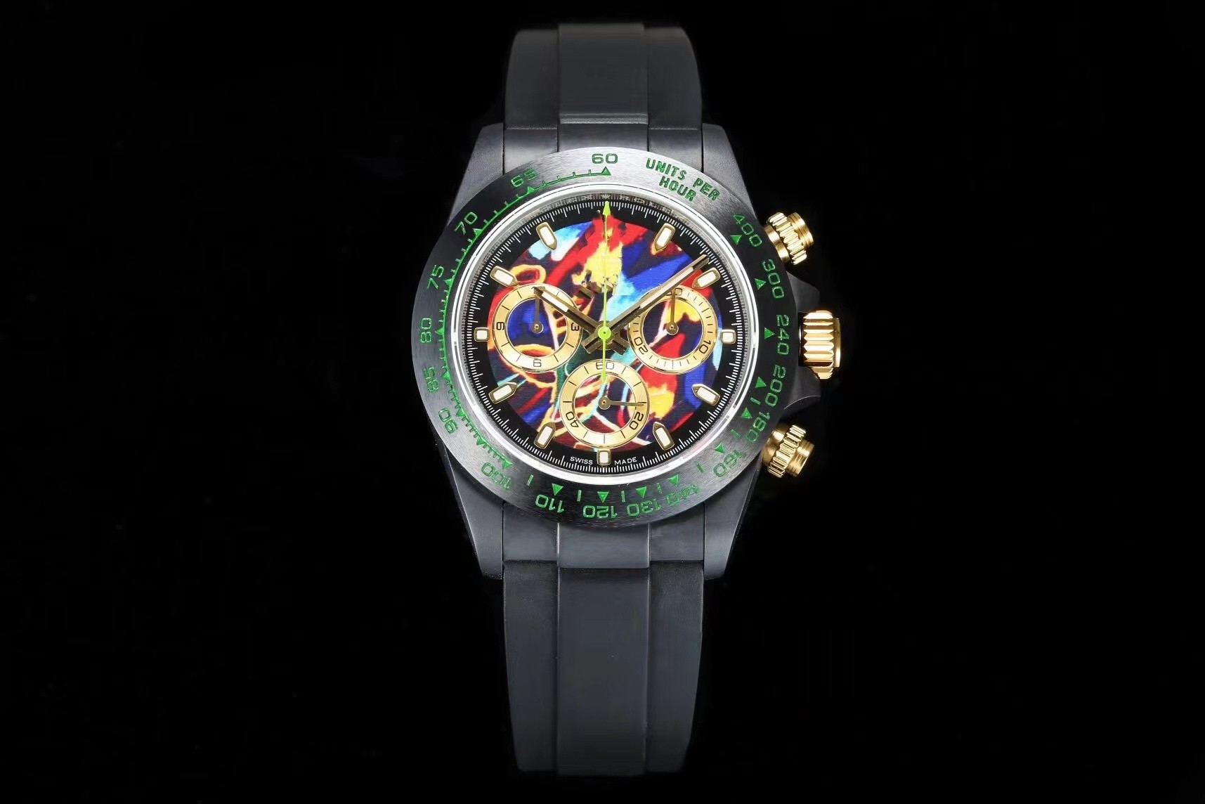 ZF Factory produces high-end fashion watch 40X13.5 movement 7750 most artistic black rubber strap ceramic case
ZF Factory produces high-end fashion watch 40X13.5 movement 7750 most artistic black rubber strap ceramic case
