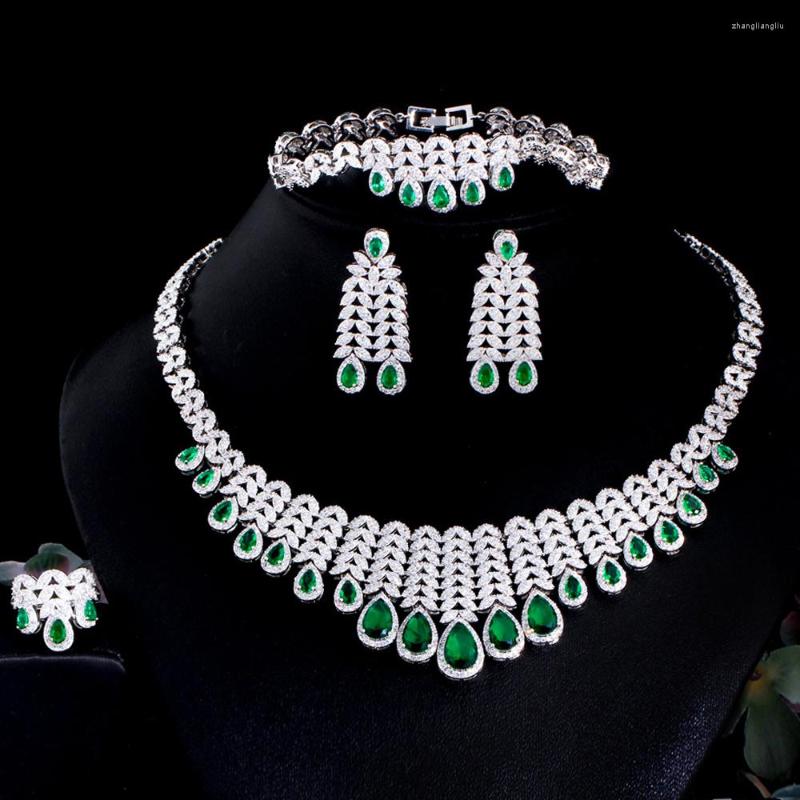 Necklace Earrings Set CWWZircons Luxury Big Chunky Cubic Zircon Leaf Fringed Green Dangle Drop Women Wedding Bridal Dress T683, Picture shown
Necklace Earrings Set CWWZircons Luxury Big Chunky Cubic Zircon Leaf Fringed Green Dangle Drop Women Wedding Bridal Dress T683, Picture shown
