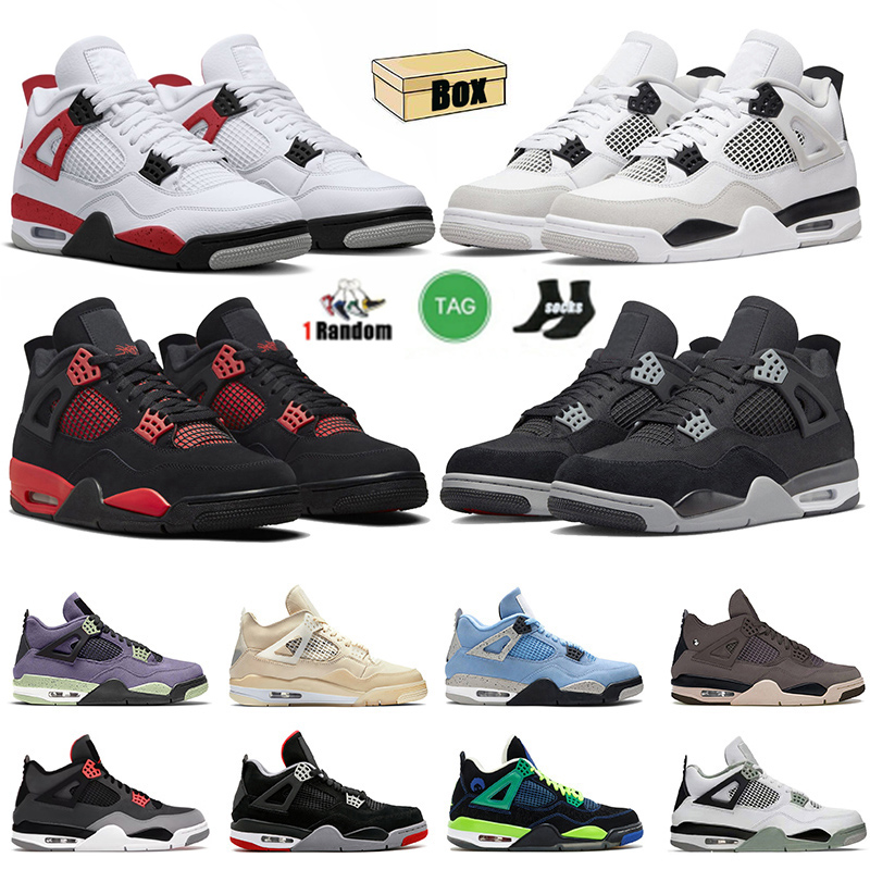 with box military black cat 4s basketball shoes jumpman 4 midnight navy red cement miltary blackcat thunder sail oreos pure money breed men women j4 designer sneakers, C16 infrared 40-47
with box military black cat 4s basketball shoes jumpman 4 midnight navy red cement miltary blackcat thunder sail oreos pure money breed men women j4 designer sneakers, C16 infrared 40-47
