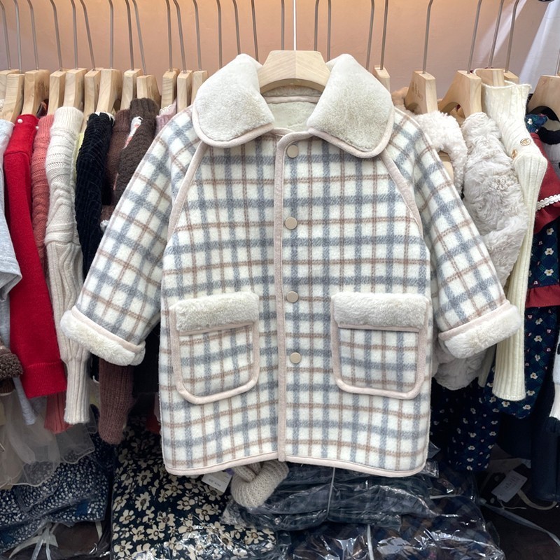 Coat Baby Thickened Plush Winter Clothes Casual Children s Foreign Style Boys Tweed Girls Plaid 221130, Beige
Coat Baby Thickened Plush Winter Clothes Casual Children s Foreign Style Boys Tweed Girls Plaid 221130, Beige