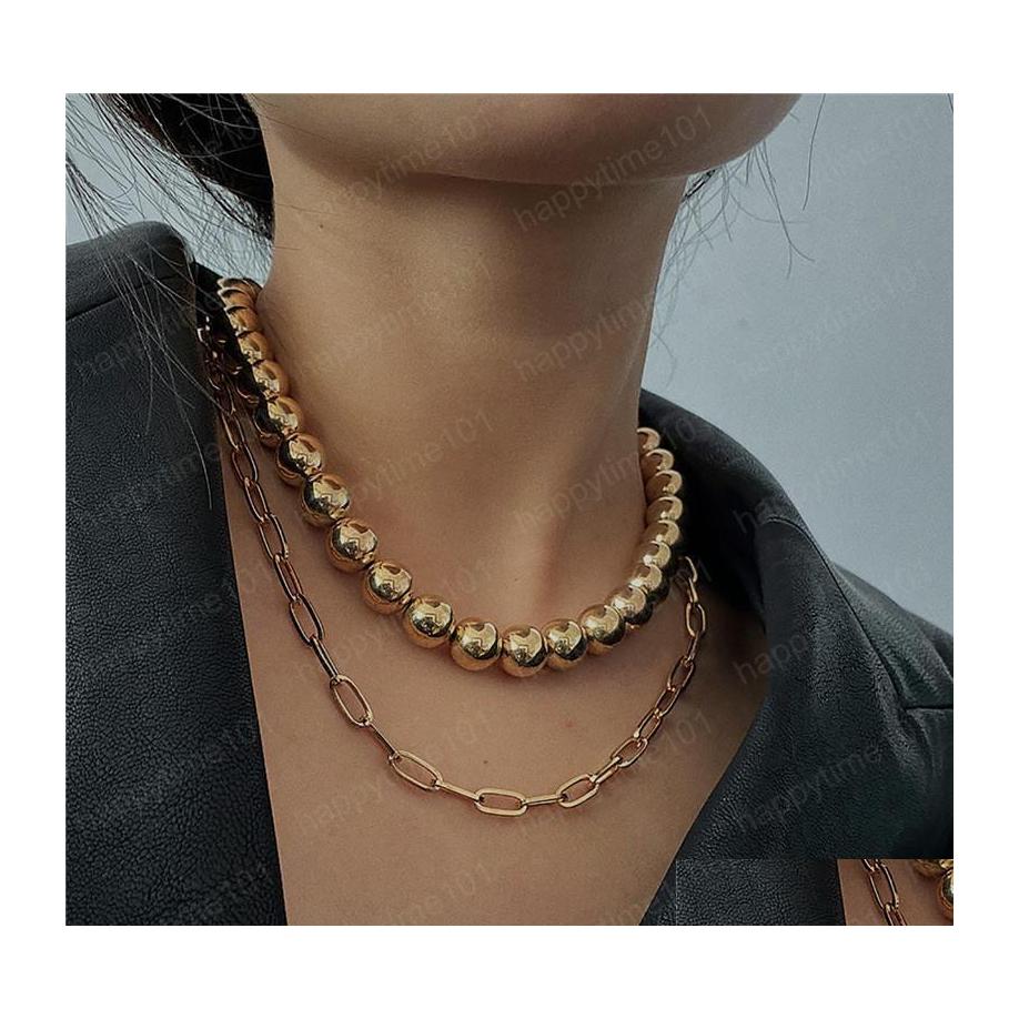 Pendant Necklaces Europe Punk Style Thick Beaded Necklace Hip Hop Round Beads Handmade Chain Women Double Layer Pendant Necklaces Je Dhjfn
Pendant Necklaces Europe Punk Style Thick Beaded Necklace Hip Hop Round Beads Handmade Chain Women Double Layer Pendant Necklaces Je Dhjfn