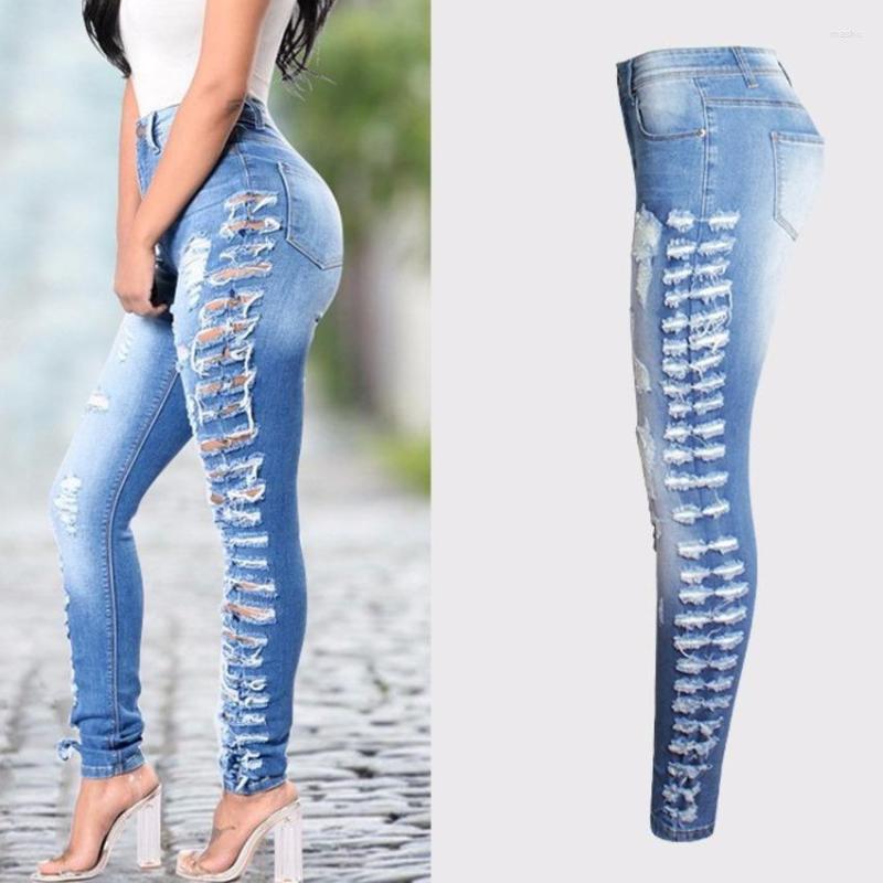 Women' Jeans Women High Waist Summer Pencil Skinny Female Ripped Hole Sexy Cowboy Denim Pants Laies Blue Fashional Jean Trousers
Women' Jeans Women High Waist Summer Pencil Skinny Female Ripped Hole Sexy Cowboy Denim Pants Laies Blue Fashional Jean Trousers