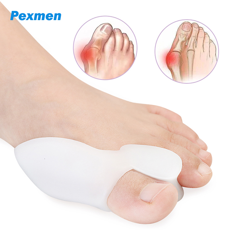 Foot Treatment Pexmen 2PcsPair Gel Toe Separator Bunion Bone Ectropion Adjuster Toes Outer Appliance Care Tools Hallux Valgus Corrector 221201
Foot Treatment Pexmen 2PcsPair Gel Toe Separator Bunion Bone Ectropion Adjuster Toes Outer Appliance Care Tools Hallux Valgus Corrector 221201
