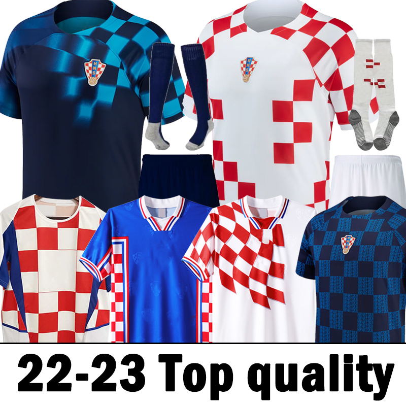 2022 Croatias MODRIC soccer jerseys Retro 1998 2002 Croazia PERISIC MANDZUKIC KOVACIC KRAMARIC SUKER BROZOVIC REBIC Bilic BOBAN EUR CUP Football Shirts Men Kids Kit, Keluodiya 2022 away kids kits
2022 Croatias MODRIC soccer jerseys Retro 1998 2002 Croazia PERISIC MANDZUKIC KOVACIC KRAMARIC SUKER BROZOVIC REBIC Bilic BOBAN EUR CUP Football Shirts Men Kids Kit, Keluodiya 2022 away kids kits