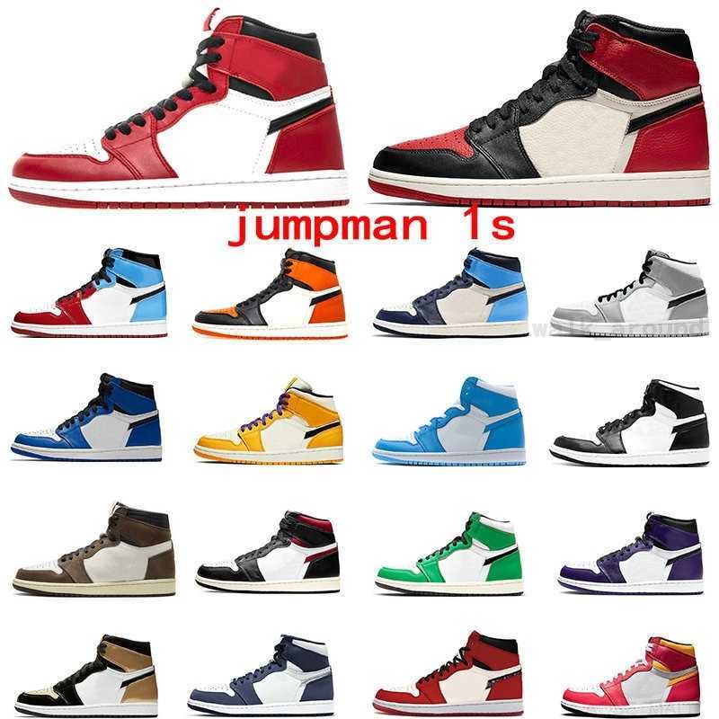 Jumpman 1 Basketball Shoes 1s Men Women Travis Black White Smoke Grey Bred Patent Silver Light Fusion Red Mens Sports Trainers Sneakers, Color#11
Jumpman 1 Basketball Shoes 1s Men Women Travis Black White Smoke Grey Bred Patent Silver Light Fusion Red Mens Sports Trainers Sneakers, Color#11