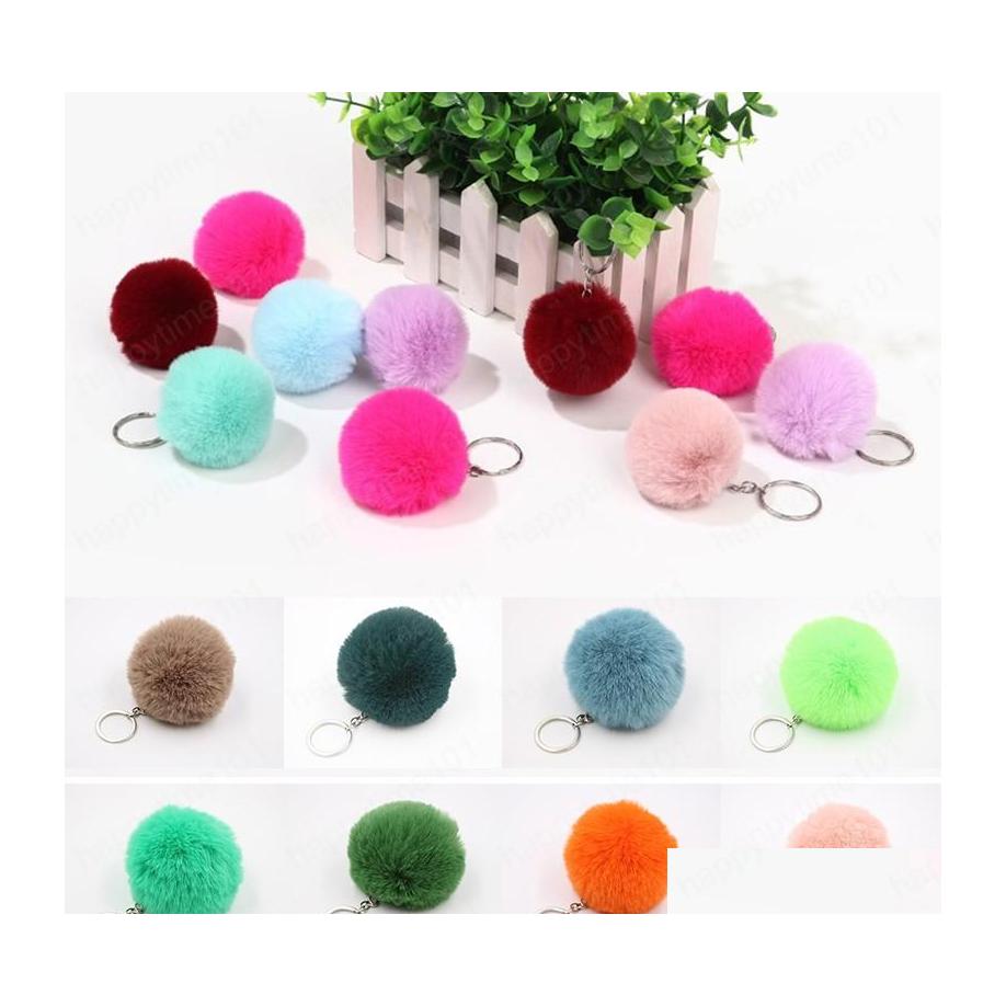 Key Rings 8Cm Simple Pompom Fur Ball Keychain Artificial Rabbit Animal Key Chain For Woman Car Bag Accessories Ring 37 Colors Drop D Dhmuv
Key Rings 8Cm Simple Pompom Fur Ball Keychain Artificial Rabbit Animal Key Chain For Woman Car Bag Accessories Ring 37 Colors Drop D Dhmuv