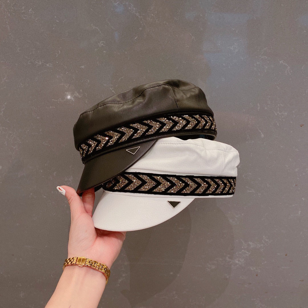 Simple rhinestone P hat women men street fashion style newsboy hats brown berets flat top caps leather outdoor travel warm winter windproof unisex men drop ship cap
Simple rhinestone P hat women men street fashion style newsboy hats brown berets flat top caps leather outdoor travel warm winter windproof unisex men drop ship cap
