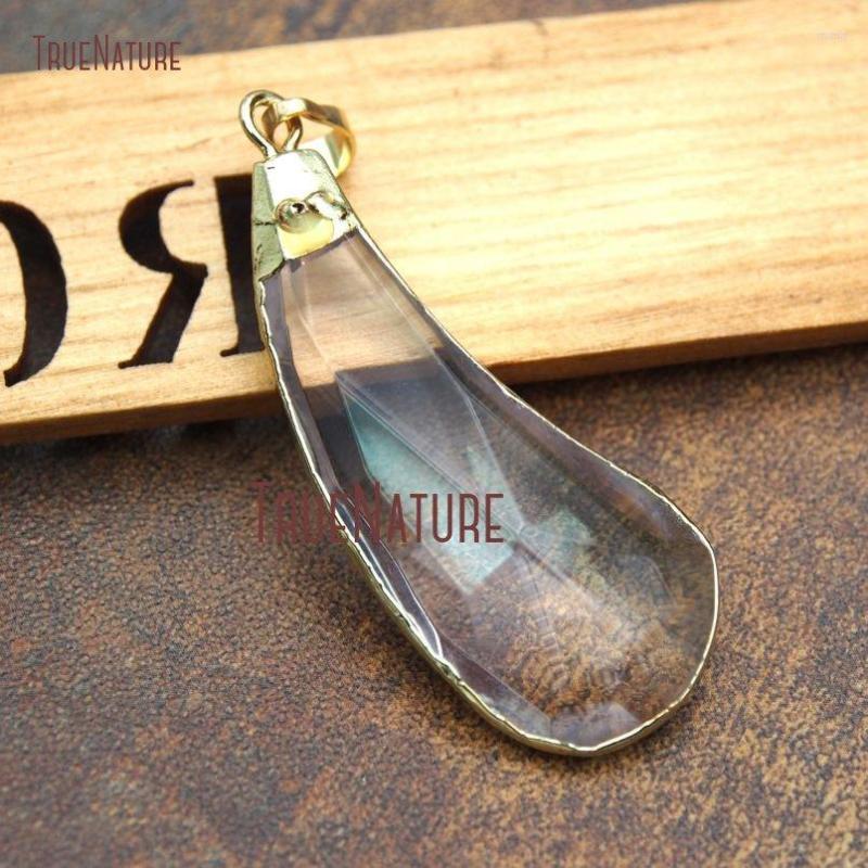 Pendant Necklaces 10Pcs Designer Glass Crystal Gold Plating Faceted Eggplant Shape 50x20mm PM13673
Pendant Necklaces 10Pcs Designer Glass Crystal Gold Plating Faceted Eggplant Shape 50x20mm PM13673