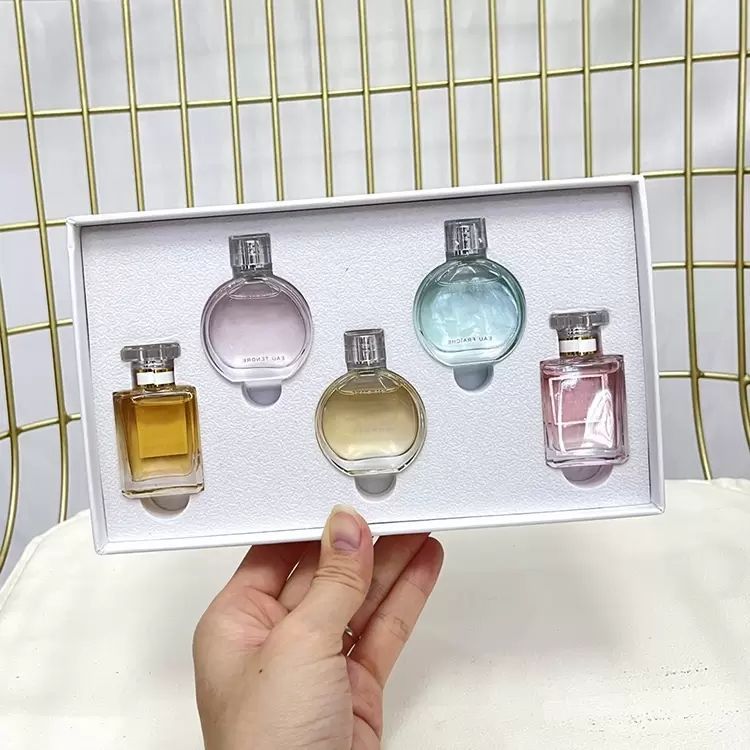 Premierlash woman perfume gift set chance no five 7mlx5 pieces lady charming deodorant fast ship The Christmas Gift
