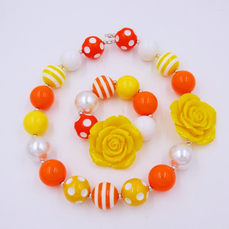 Necklace Earrings Set 2022 Girls Kids Halloween DAY Party Dress-up Gift For Child Yellow Orange Flower Chunky Bubblegum Beads Bracelet, Picture shown
Necklace Earrings Set 2022 Girls Kids Halloween DAY Party Dress-up Gift For Child Yellow Orange Flower Chunky Bubblegum Beads Bracelet, Picture shown