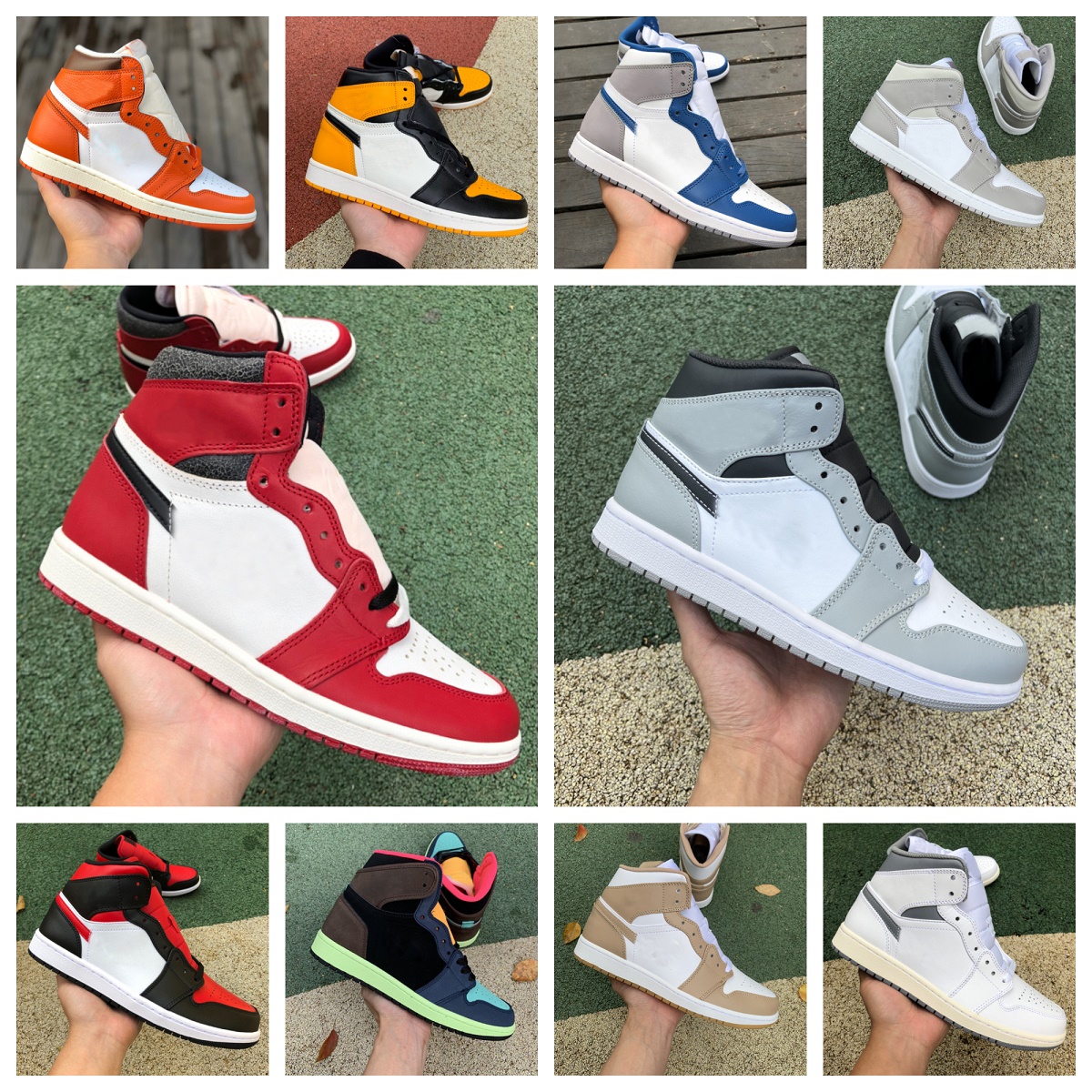 Jumpman 1 1s Retro High Basketball shoes Starfish Chicago Lost and Found Patent Bred Bio Hack Bleached Coral Light Smoke Neutral Grey Banned Tan Gum Black Toe Sneakers, Bubble package bag
Jumpman 1 1s Retro High Basketball shoes Starfish Chicago Lost and Found Patent Bred Bio Hack Bleached Coral Light Smoke Neutral Grey Banned Tan Gum Black Toe Sneakers, Bubble package bag
