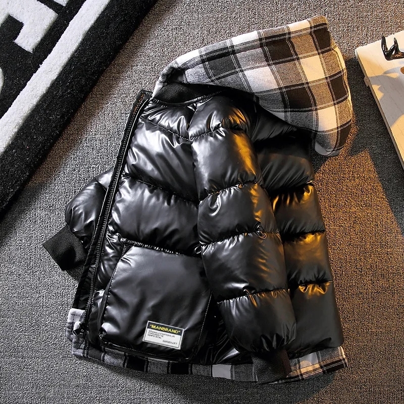 Down Coat Winter Boys Padded Jacket Big Children's Thick Kids Clothing Bright Face 4-11T 221201, Black
Down Coat Winter Boys Padded Jacket Big Children's Thick Kids Clothing Bright Face 4-11T 221201, Black