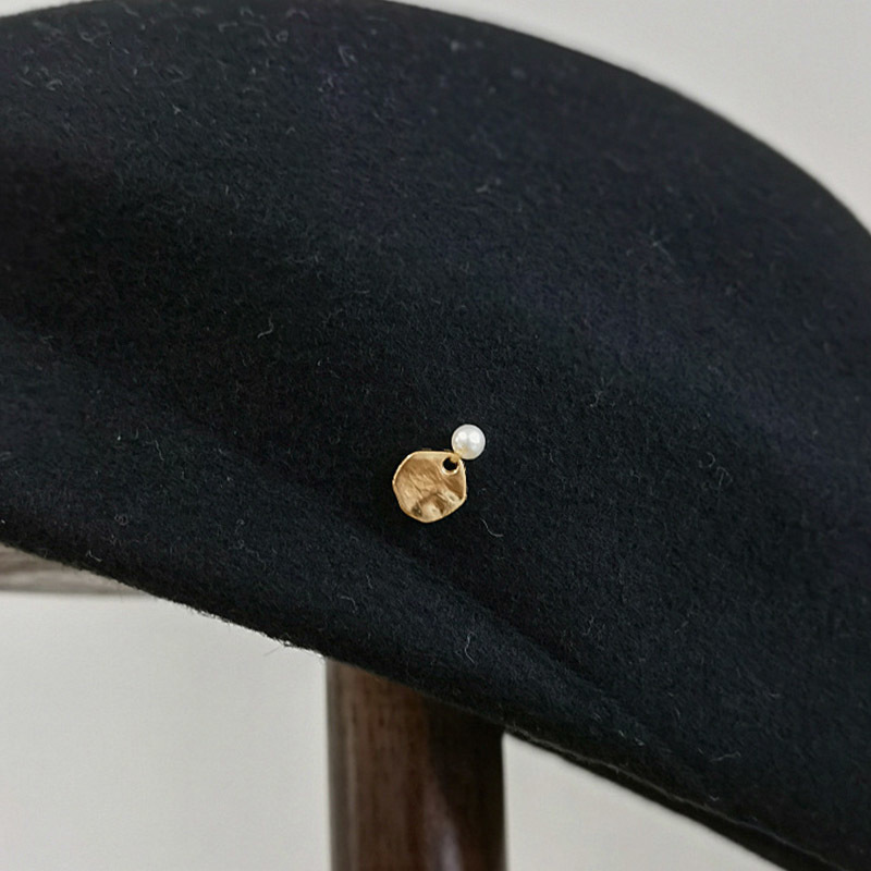 Berets Men Women Seamless Wool Warm Short Brim Winter Hats Flat Ivy Visor sboy Hat Cabbie Cap 221130