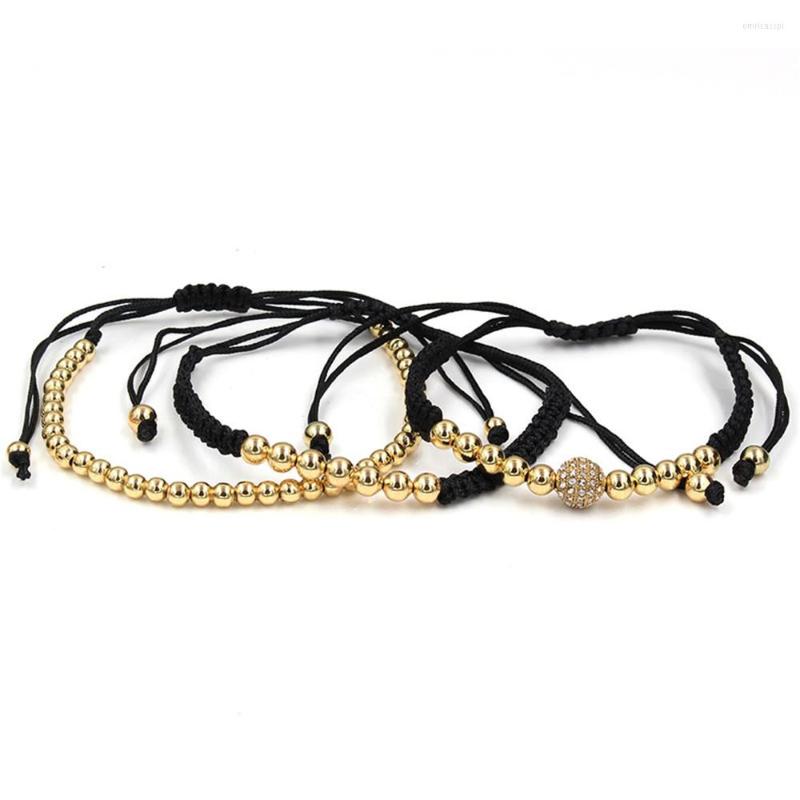 Charm Bracelets Round Copper Beads Braided Bracelet Set Men Women Metal Gift Holiday Decor Accessories
Charm Bracelets Round Copper Beads Braided Bracelet Set Men Women Metal Gift Holiday Decor Accessories