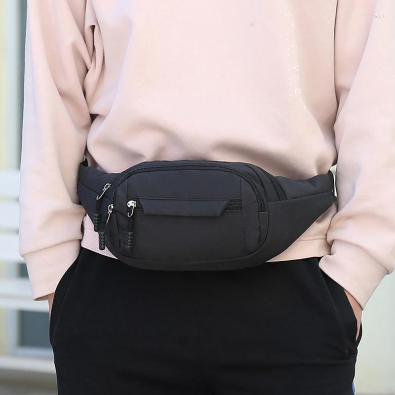 Waist Bags Fashion Trendy Packs Women Men Sports Casual Shoulder Oxford Cloth Outdoor Solid Color Bag With Zip, Black
Waist Bags Fashion Trendy Packs Women Men Sports Casual Shoulder Oxford Cloth Outdoor Solid Color Bag With Zip, Black