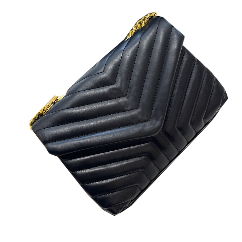 Designer Small Chain Loulou Shoulder Bag For Women Luxurys Black White Pink Red Brown Yellow Mini Y-shaped Matelasse Leather Crossbody Messenger Bags, Colour 2
Designer Small Chain Loulou Shoulder Bag For Women Luxurys Black White Pink Red Brown Yellow Mini Y-shaped Matelasse Leather Crossbody Messenger Bags, Colour 2
