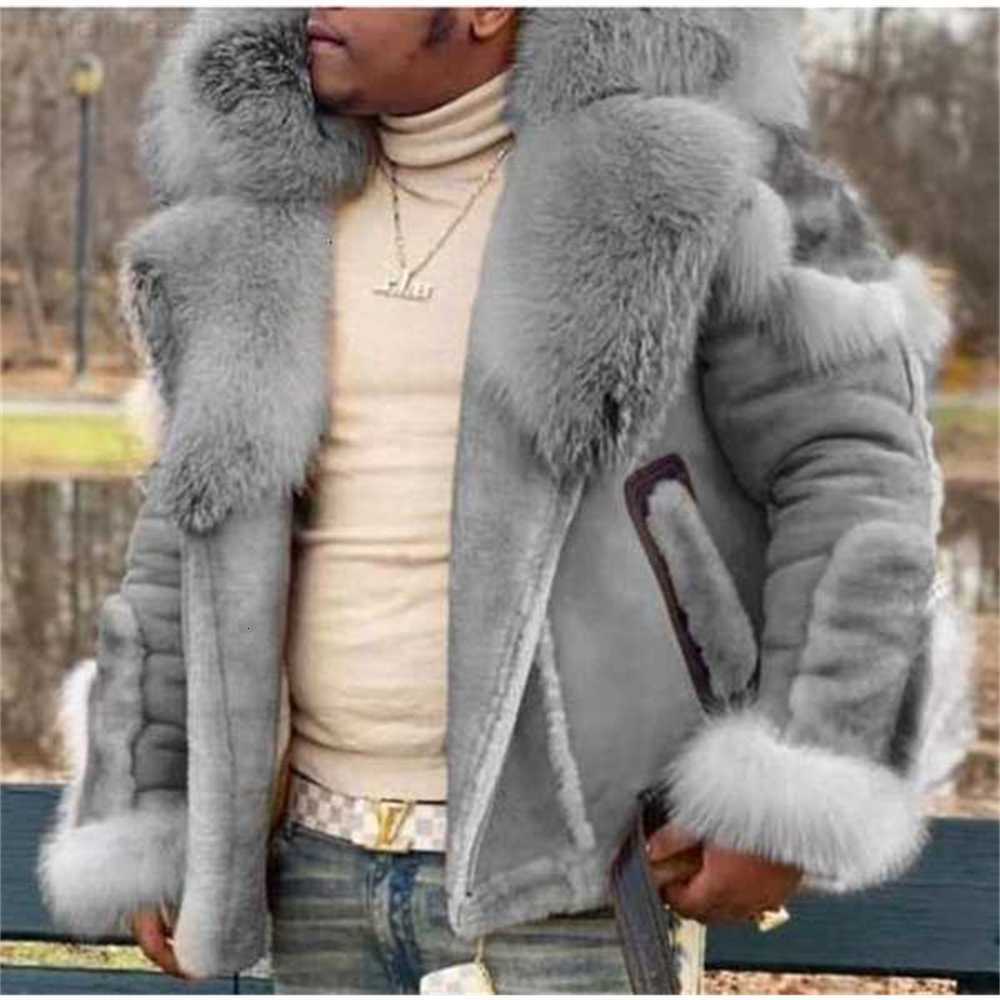 mens leather faux solid short fluff men fur coat quality collar retro comfort fashion travel commuting4exg, Black
mens leather faux solid short fluff men fur coat quality collar retro comfort fashion travel commuting4exg, Black