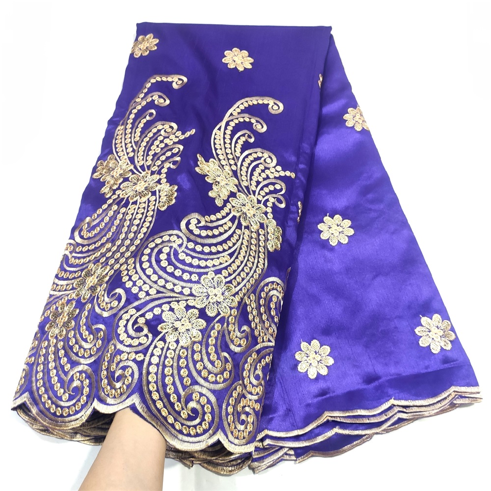 2023 African George Fabric Material Indian Raw Silk Lace Fabric Wrappers With sequins Wedding 5 yards
2023 African George Fabric Material Indian Raw Silk Lace Fabric Wrappers With sequins Wedding 5 yards