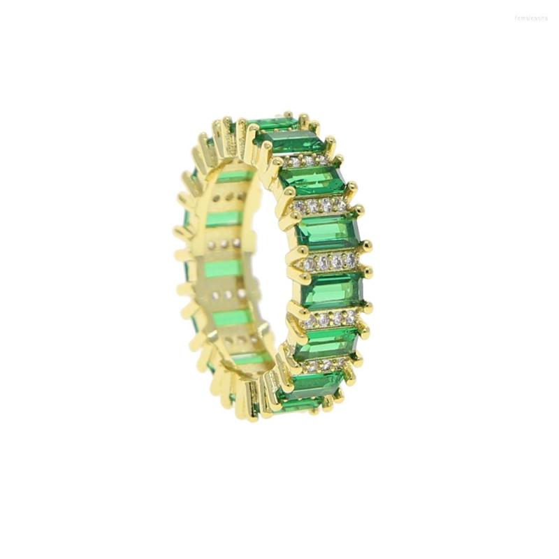 Wedding Rings Colorful Women Lady Finger With Baguette Green Cubic Zircon Paved Engagement Eternity Band Jewelry Drop Ship
Wedding Rings Colorful Women Lady Finger With Baguette Green Cubic Zircon Paved Engagement Eternity Band Jewelry Drop Ship