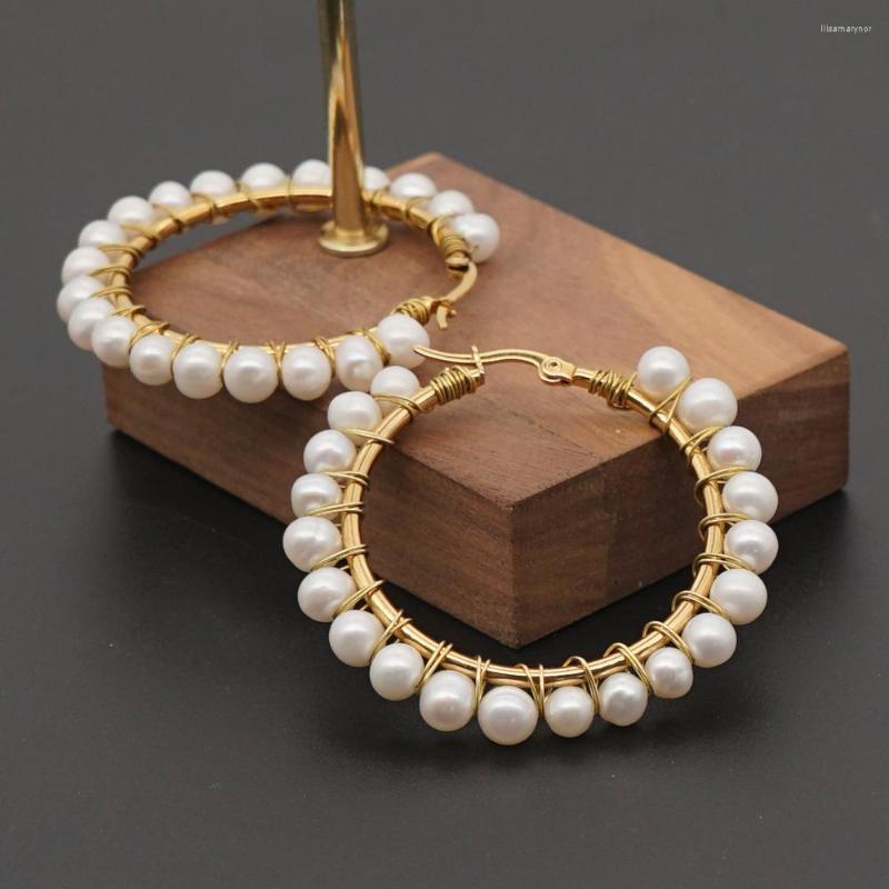Hoop Earrings Go2Boho 2022 Freshwater Pearl For Women Earring Big Stainless Steel Golden Circle Ear Ring Beach Pearls Jewelry
Hoop Earrings Go2Boho 2022 Freshwater Pearl For Women Earring Big Stainless Steel Golden Circle Ear Ring Beach Pearls Jewelry