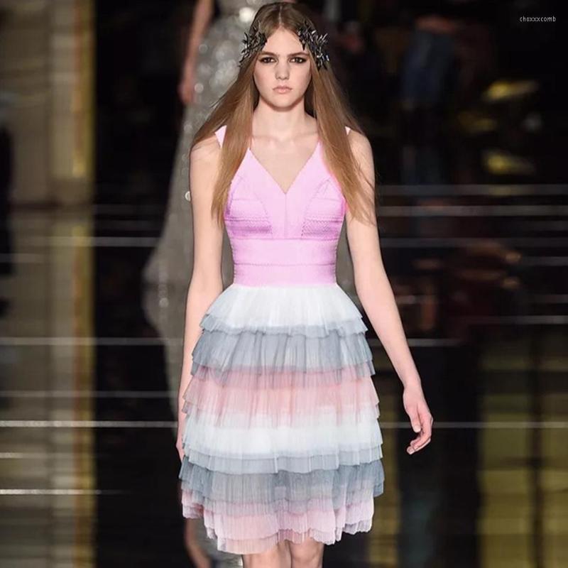 Casual Dresses Pleated Mesh Layered Spaghetti Strap Patchwork Multicolor Bandage V Neck Cold Shoulder Sleeveless Mini Dress, Picture shown
Casual Dresses Pleated Mesh Layered Spaghetti Strap Patchwork Multicolor Bandage V Neck Cold Shoulder Sleeveless Mini Dress, Picture shown